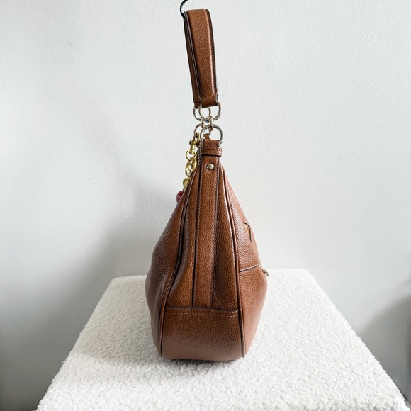 Coach East West Harley Hobo Bag Shoulder/Crossbody Strap Cognac Brown - Picture 8 of 12